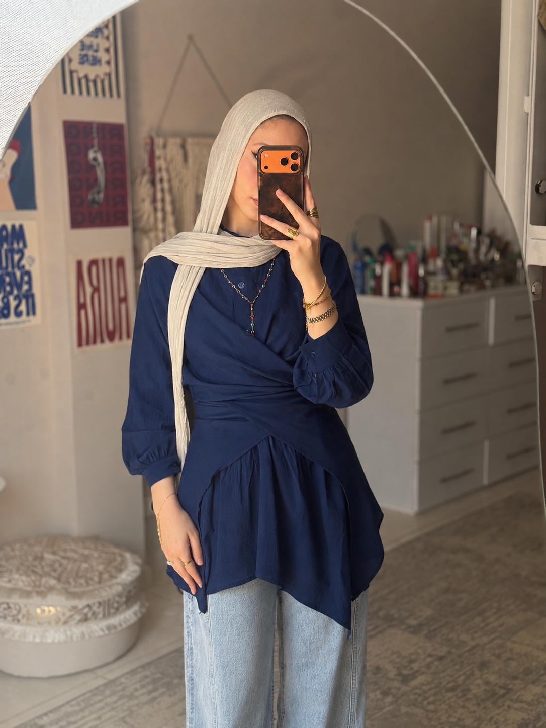 Viola linen blouse