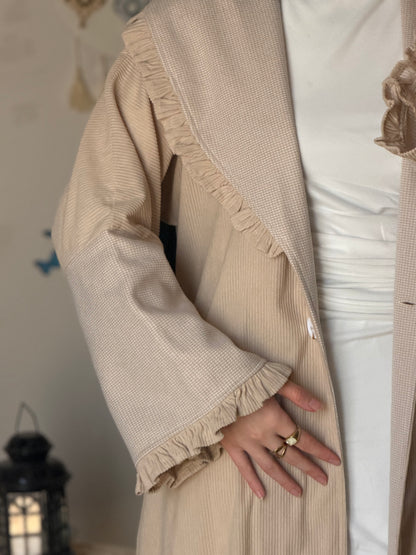 QAMAR  coat abaya