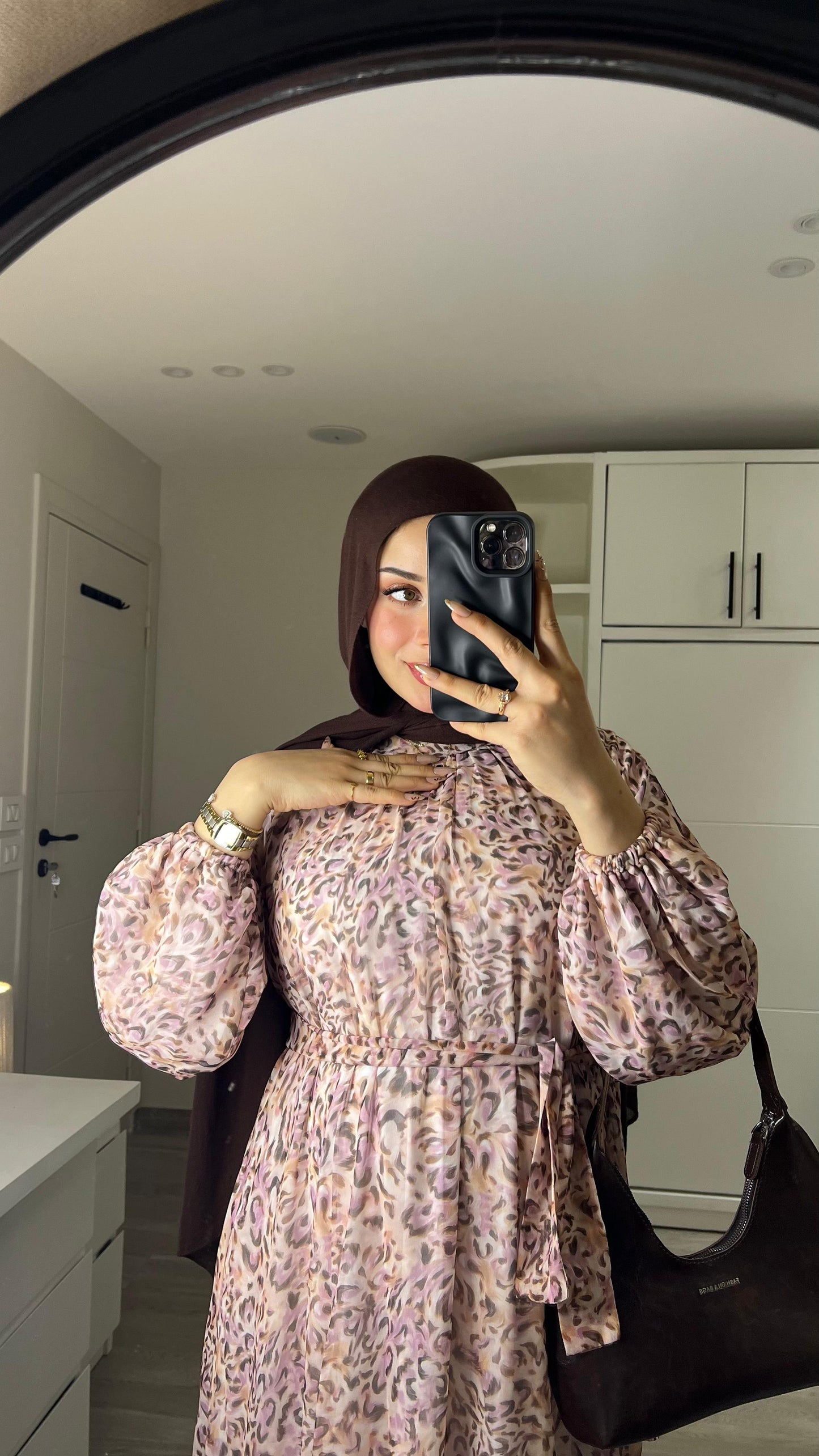 Tala chiffon modest dress