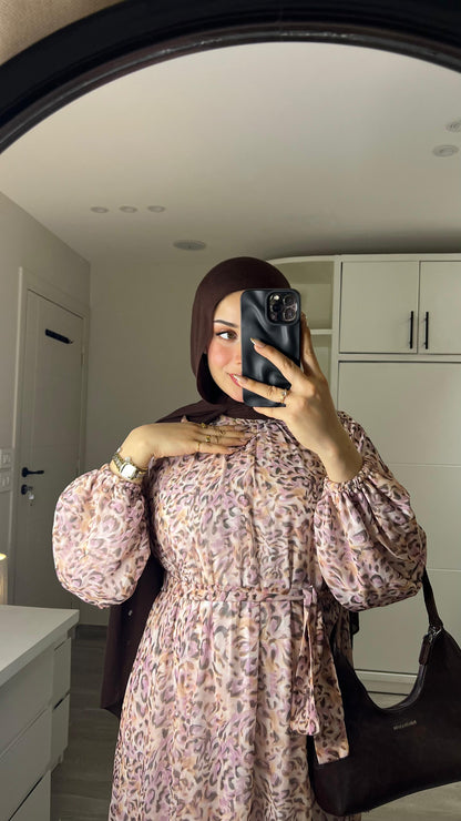 Tala chiffon modest dress