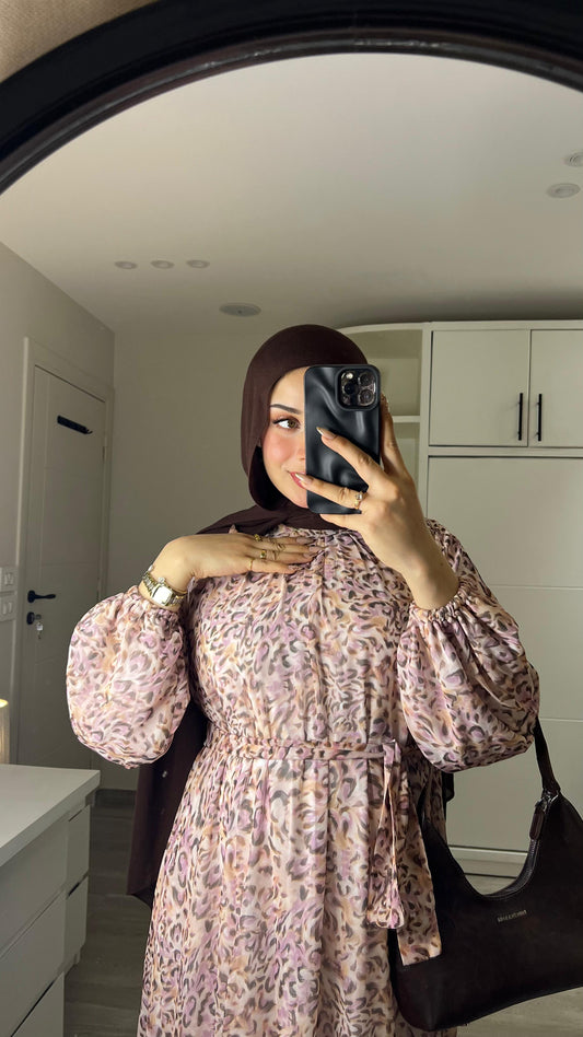 Tala chiffon modest dress