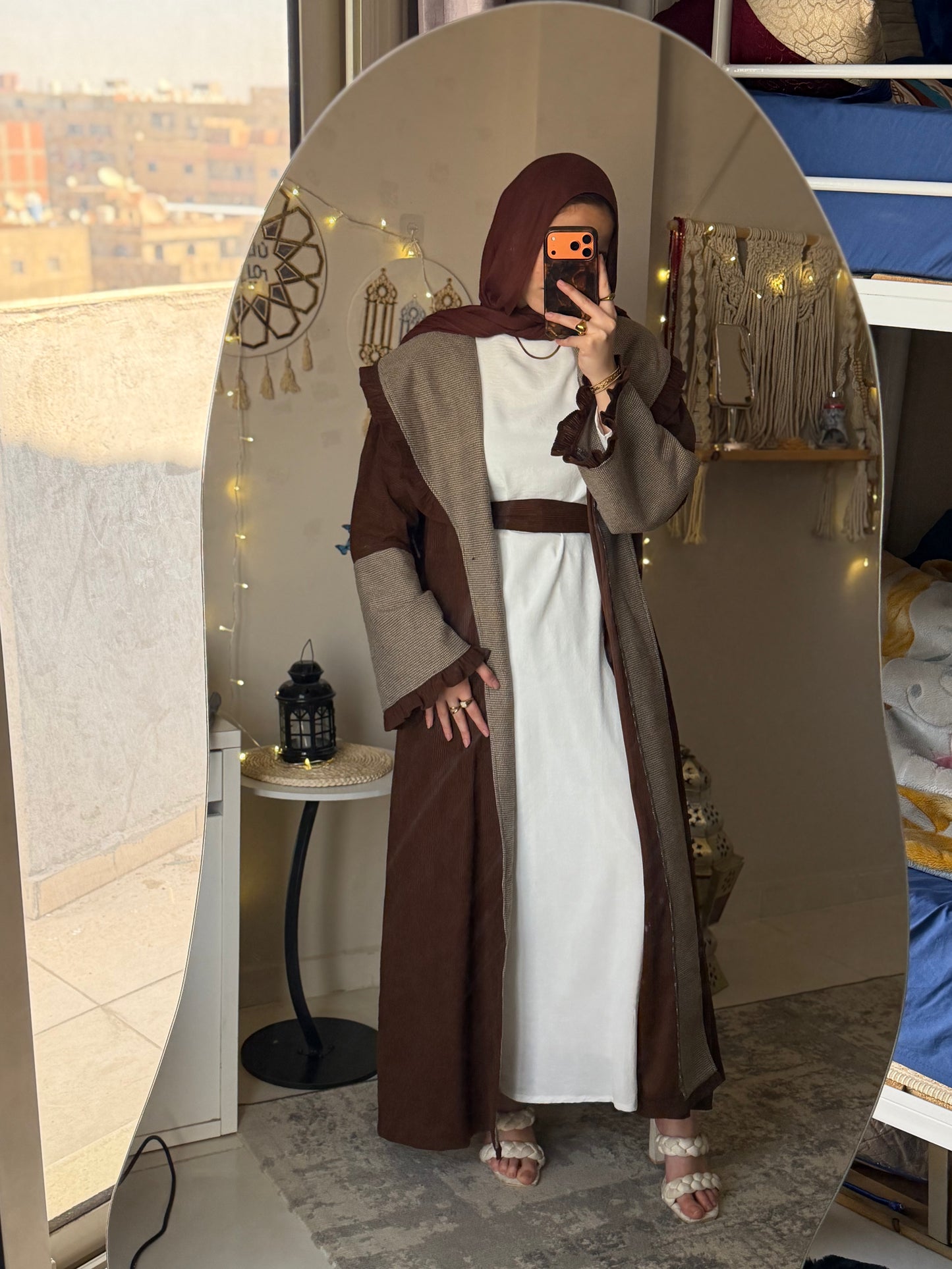 QAMAR  coat abaya