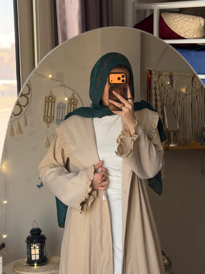 QAMAR  coat abaya