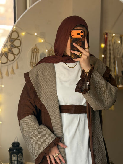 QAMAR  coat abaya