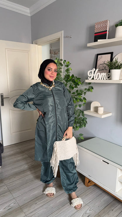 Olive green modest burkini