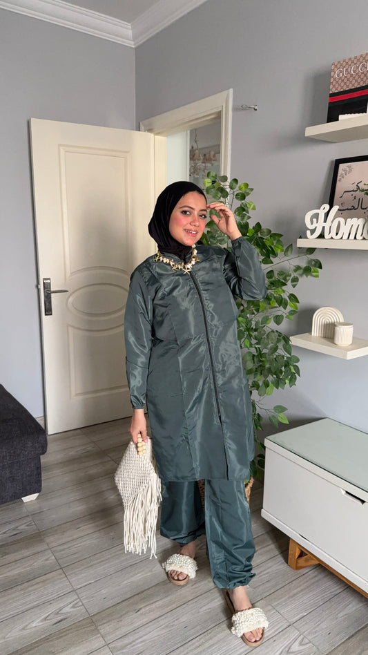 Olive green modest burkini