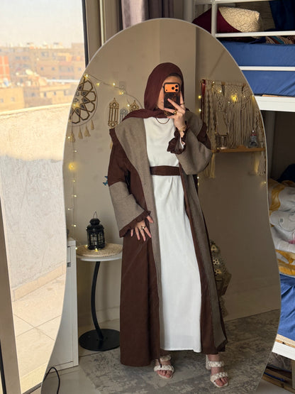 QAMAR  coat abaya