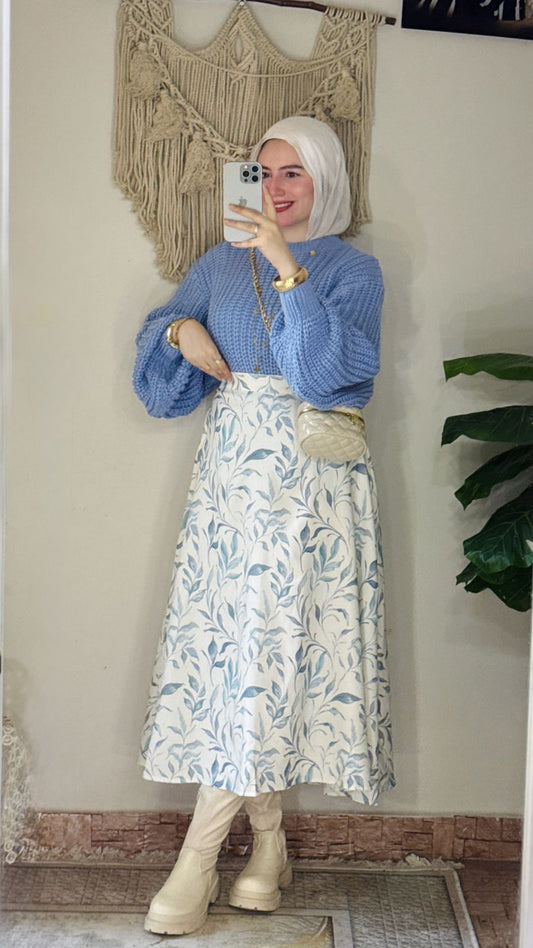 Rozalin printed skirt