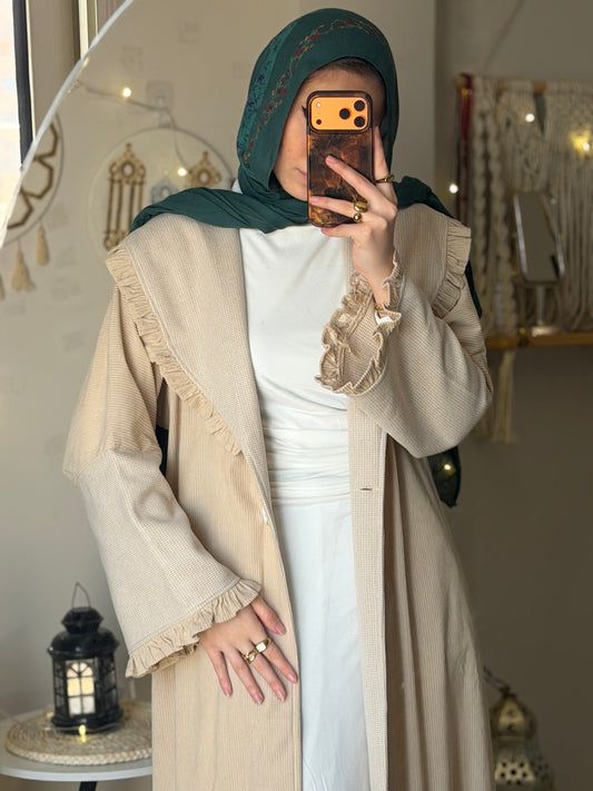 QAMAR  coat abaya