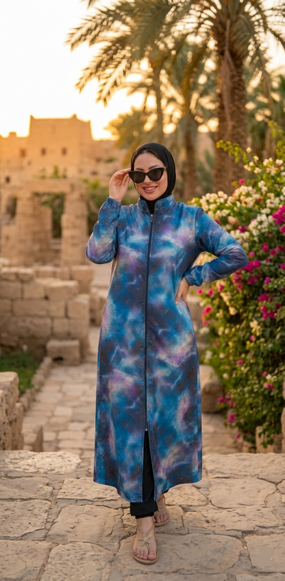Space modest burkini ( extra long )