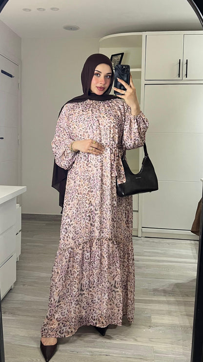 Tala chiffon modest dress