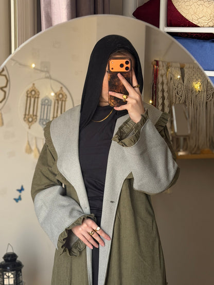 QAMAR  coat abaya