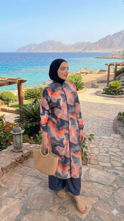 Earth modest burkini ( extra long )