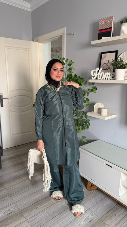 Olive green modest burkini