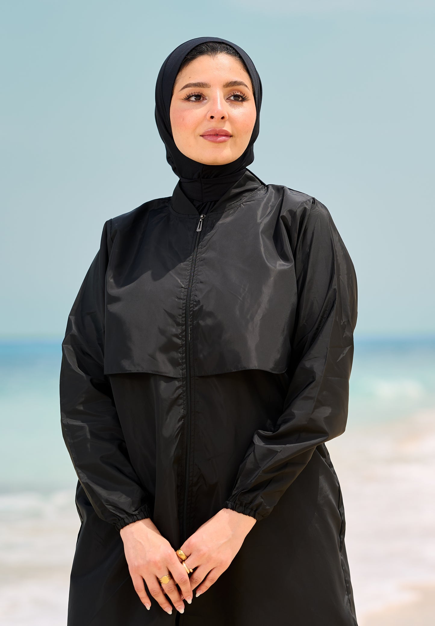 BLACK modest burkini ( extra long )