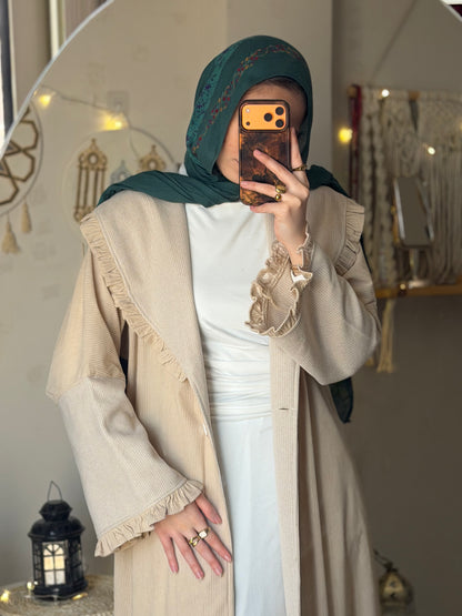 QAMAR  coat abaya