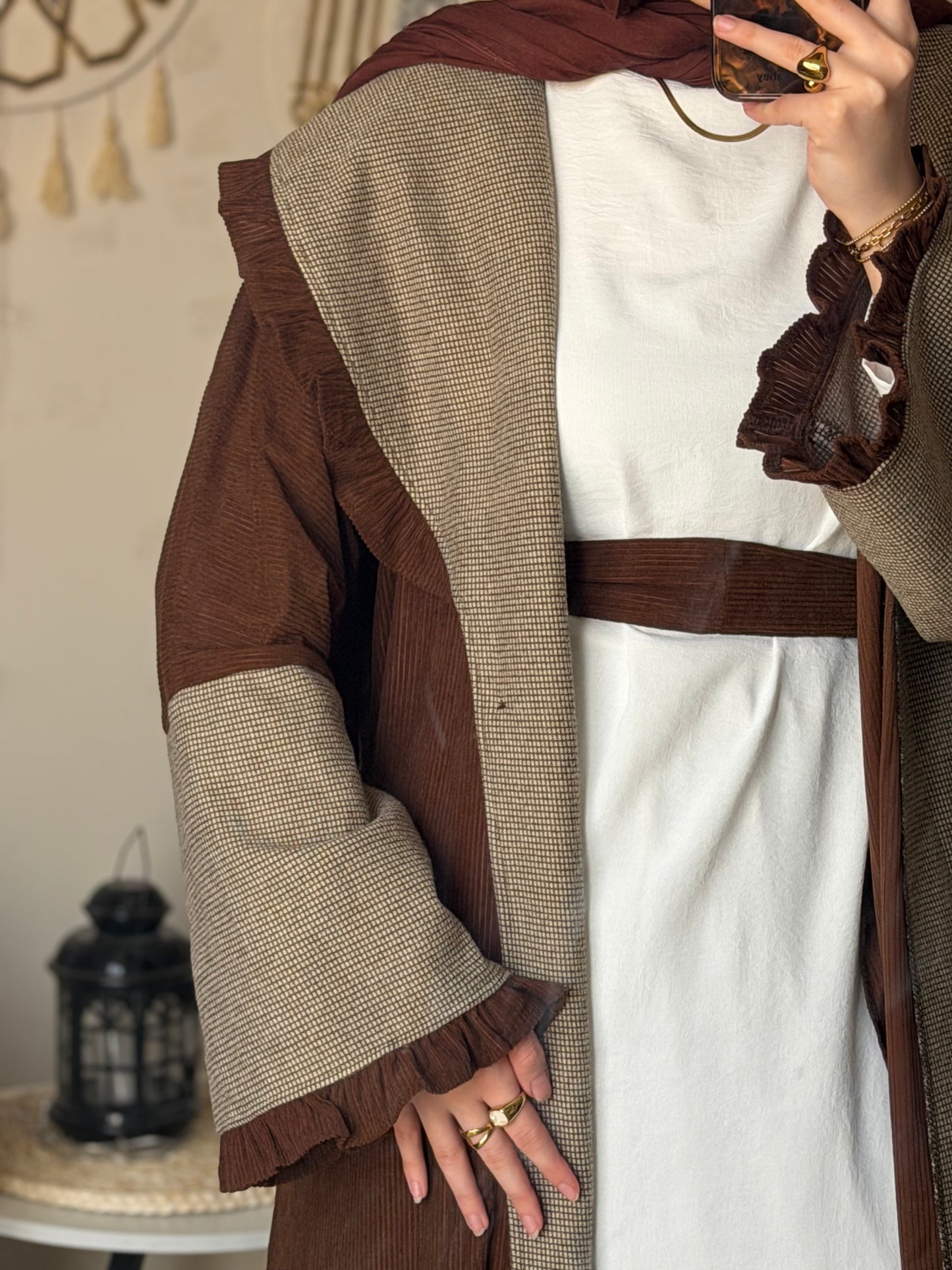 QAMAR  coat abaya
