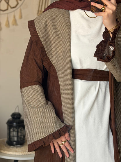 QAMAR  coat abaya