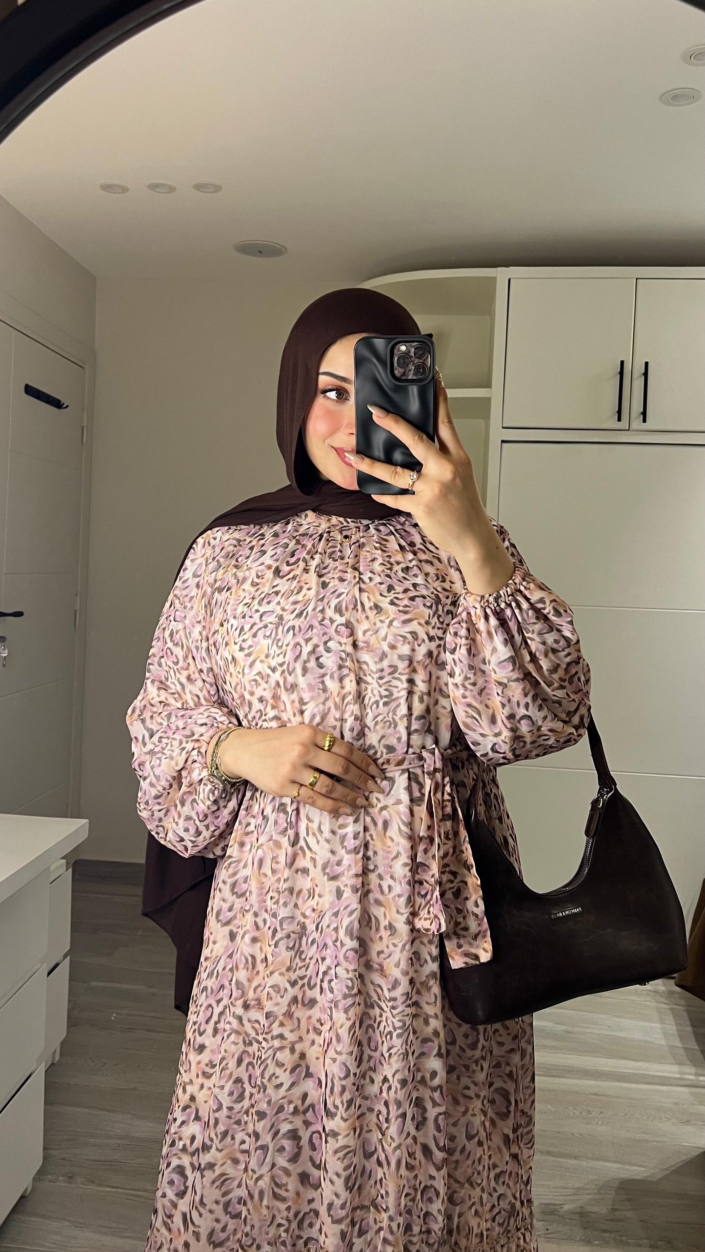 Tala chiffon modest dress